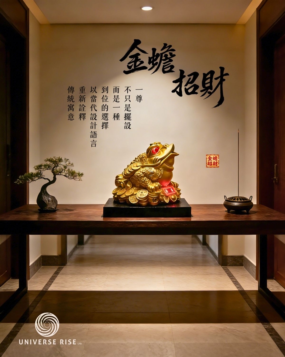嘖嘖| 【富貴金蟾・聲光雷射啟動】一尊到位的財運引導系統，啟動你的