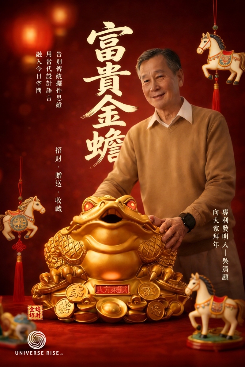 嘖嘖| 【富貴金蟾・聲光雷射啟動】一尊到位的財運引導系統，啟動你的