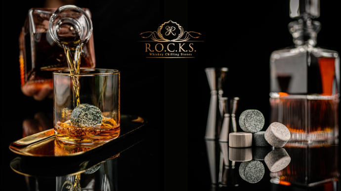 嘖嘖 | ROCKS™威士忌杯花崗岩酒石|3款獨家金箔鑑賞禮盒,滿足您對威士忌不妥協的品味。